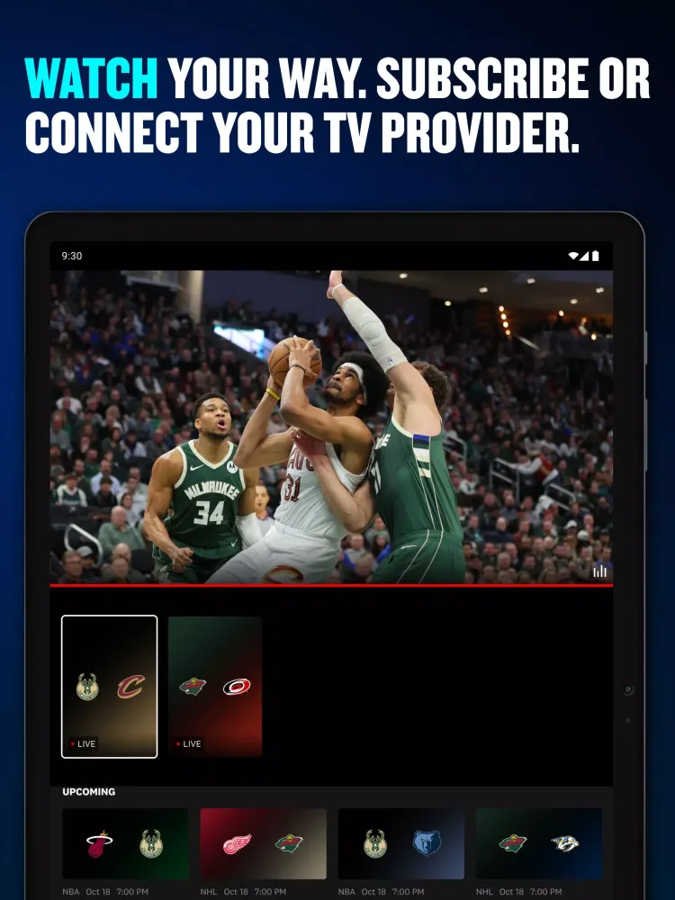 Скриншоты FanDuel Sports Network