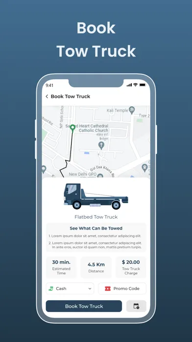 Captures d'écran de Fox-Tow Truck Customer