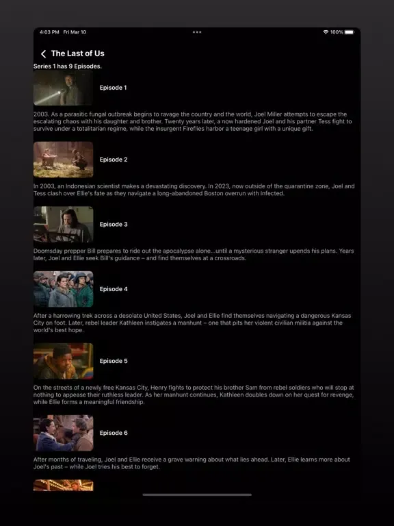 Dezor: Kool Movies & TV iPad  스크린샷
