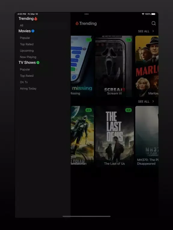 Dezor: Kool Movies & TV iPad  스크린샷