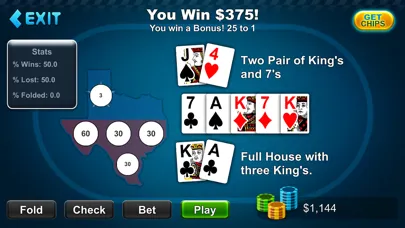Texas Hold'em Bonus Poker Screenshots