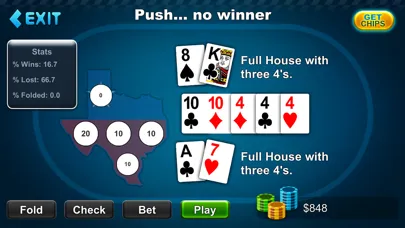 Texas Hold'em Bonus Poker Screenshots