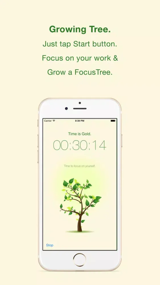 FocusTree: Focus on your work, growing a tree. Ekran Görüntüleri