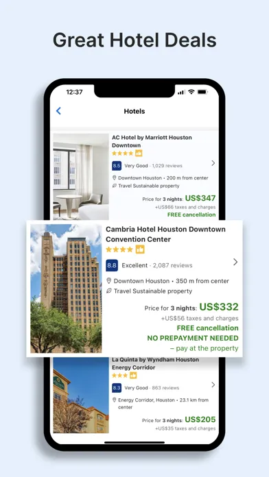 Capturas de pantalla de CheapOair: Cheap Flight Deals