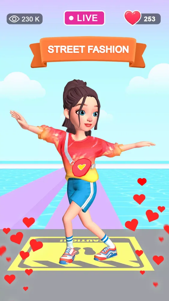 Rampwalk Fashion Game 스크린샷