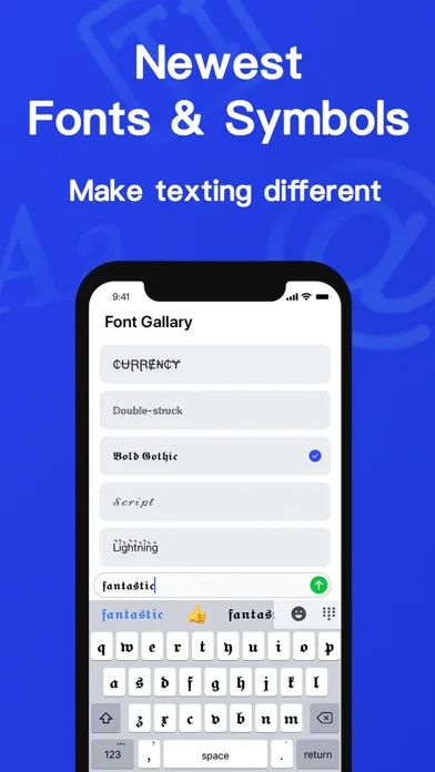 FP Fonts-Emoji&Avatar keyboard應用截圖