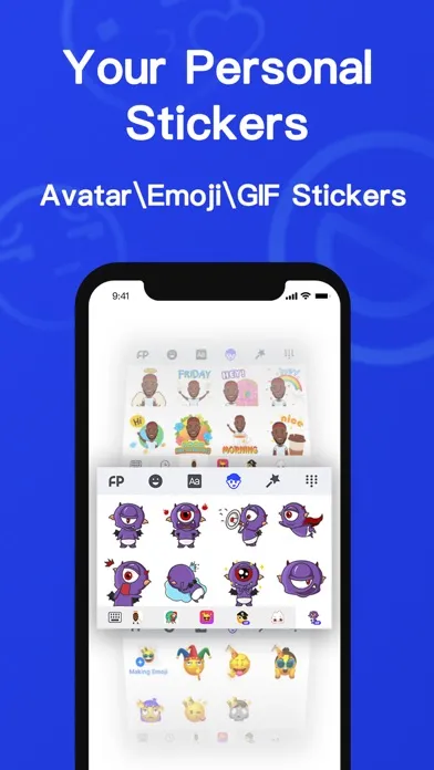 FP Fonts-Emoji&Avatar keyboard應用截圖