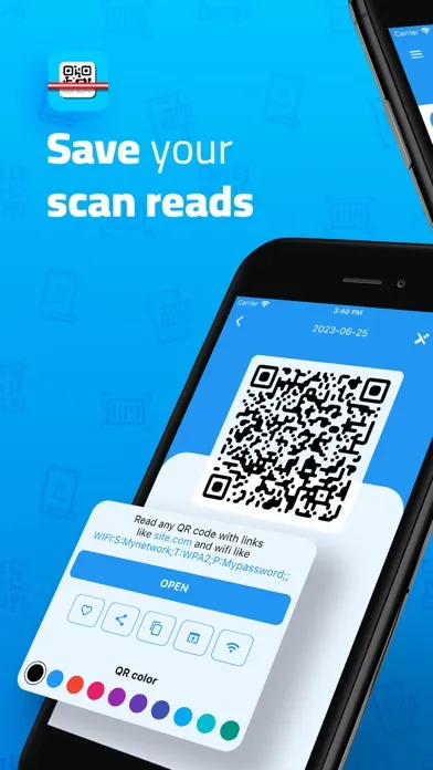 Captures d'écran de QR Code Scan & Generator