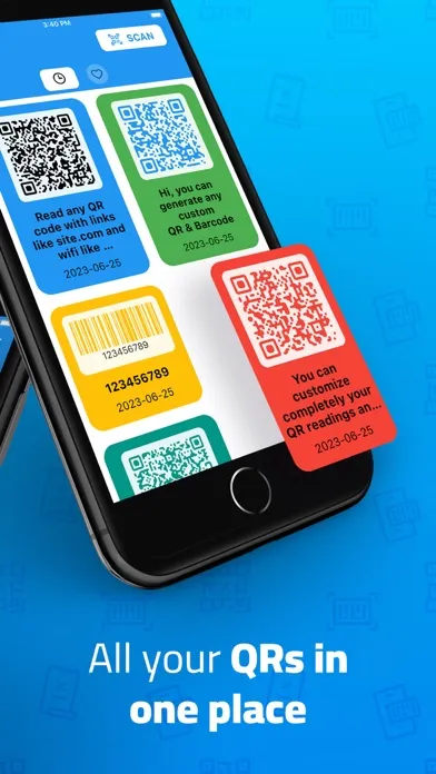 Captures d'écran de QR Code Scan & Generator