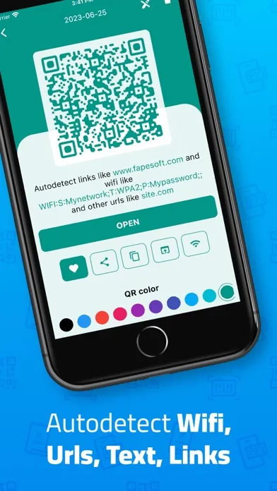 Captures d'écran de QR Code Scan & Generator