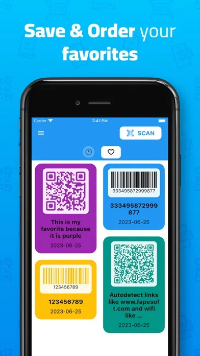 Captures d'écran de QR Code Scan & Generator