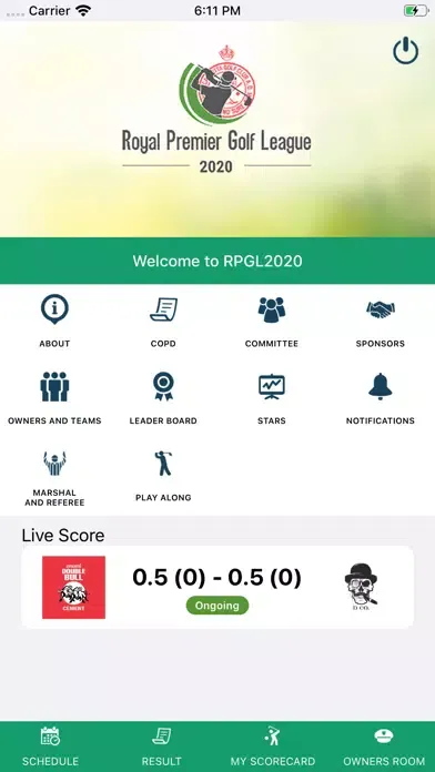 Ảnh chụp màn hình của RPGL 2020