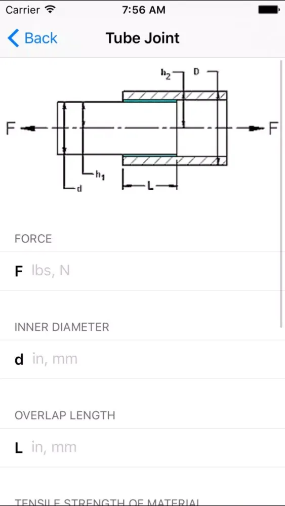 ภาพหน้าจอของ Solder Joint Calculators - Plumber, Electronics