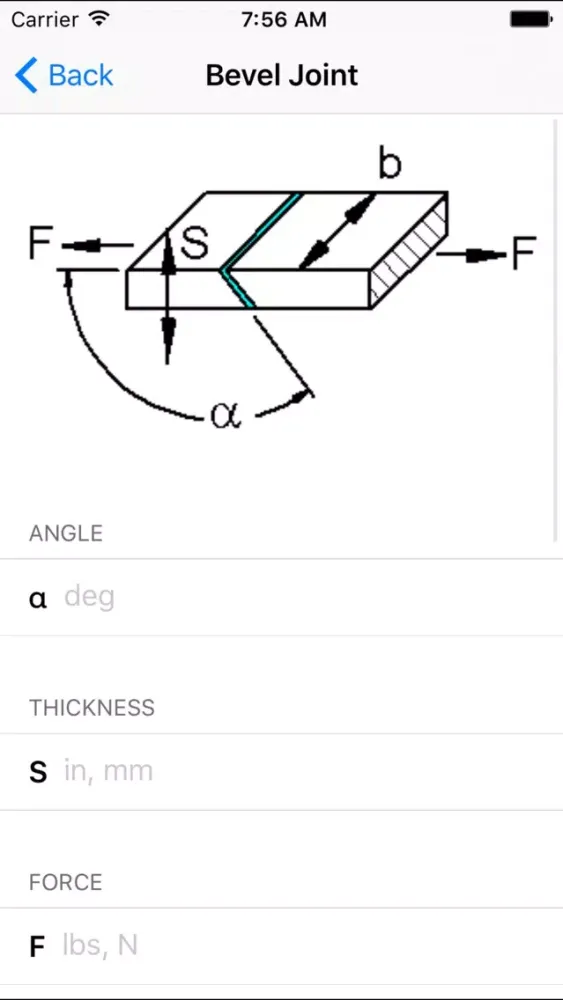 ภาพหน้าจอของ Solder Joint Calculators - Plumber, Electronics