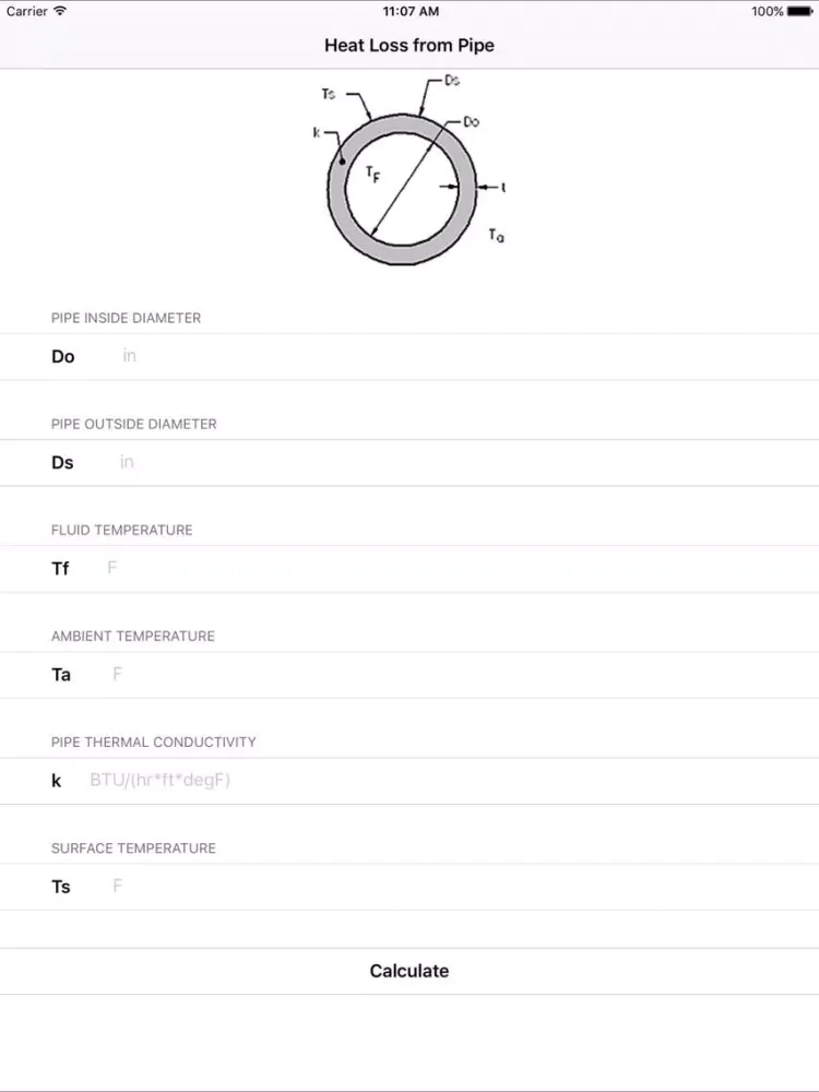 Captures d'écran de Thermodynamics Calculators - Mechanical Engineers iPad 