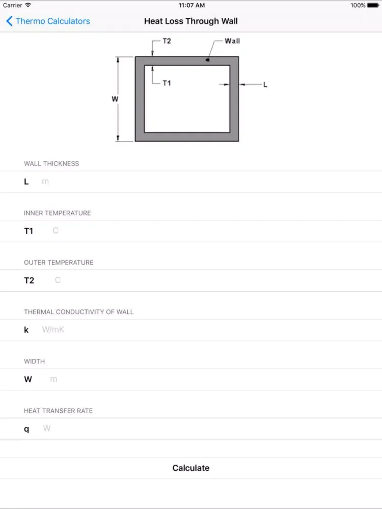 Captures d'écran de Thermodynamics Calculators - Mechanical Engineers iPad 