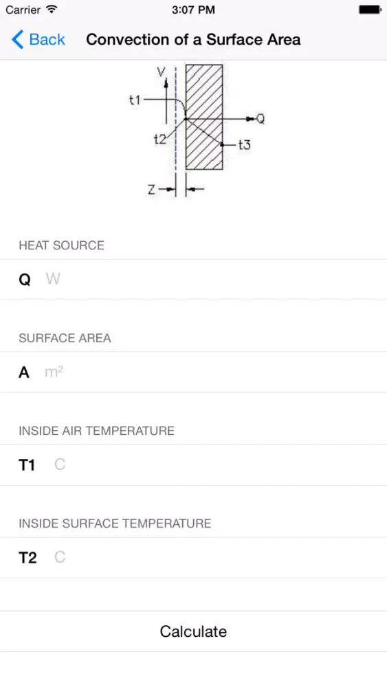 Captures d'écran de Thermodynamics Calculators - Mechanical Engineers