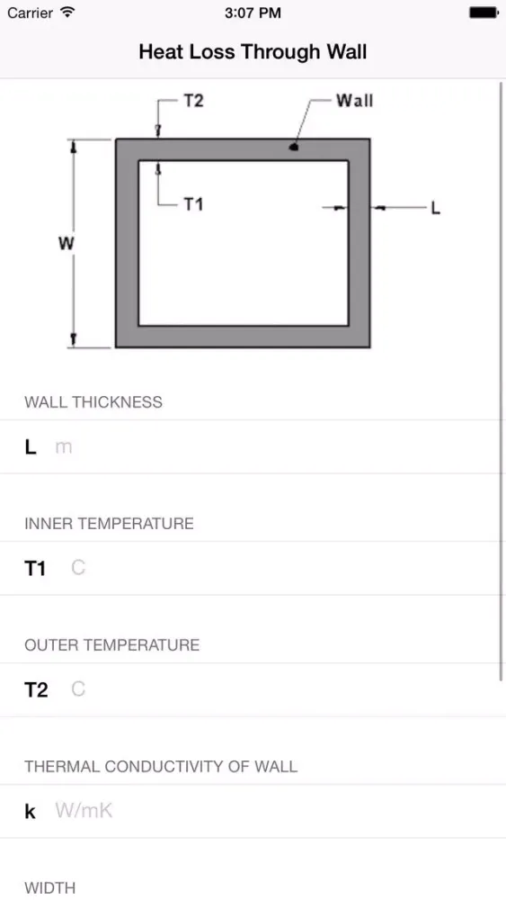 Captures d'écran de Thermodynamics Calculators - Mechanical Engineers