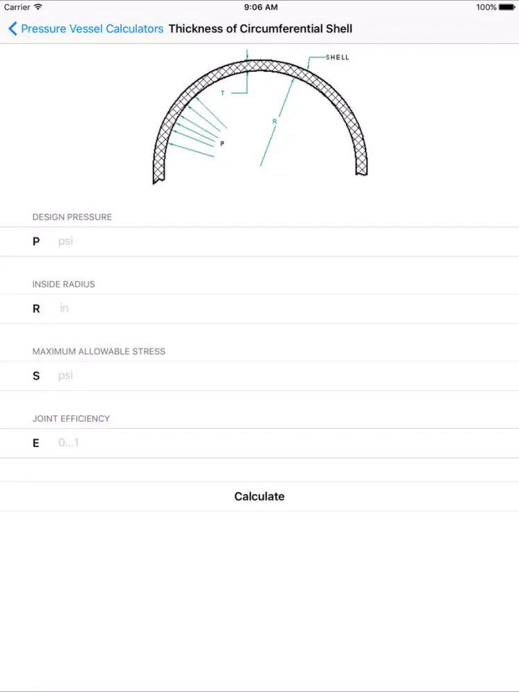 صور Pressure Vessel Calculators - Mechanical Engineers iPad 