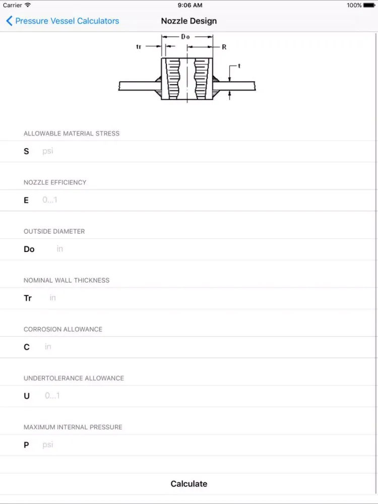 صور Pressure Vessel Calculators - Mechanical Engineers iPad 