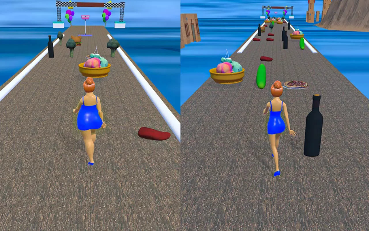 Body Race 3D: Fat 2 Fit Run應用截圖