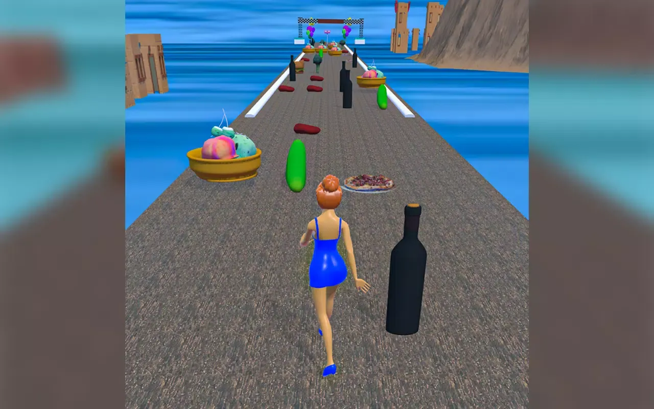 Body Race 3D: Fat 2 Fit Run應用截圖