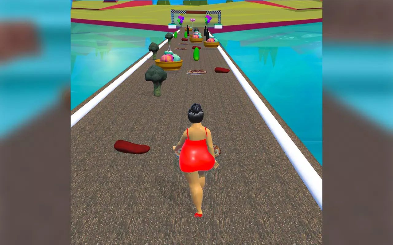 Body Race 3D: Fat 2 Fit Run應用截圖