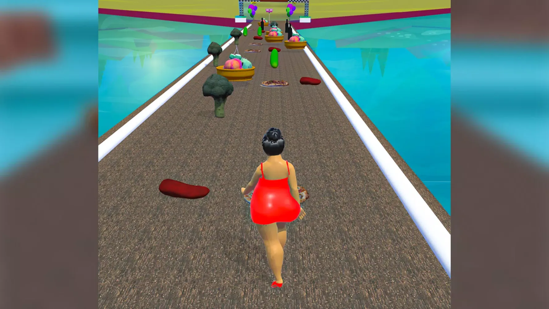 Body Race 3D: Fat 2 Fit Run應用截圖