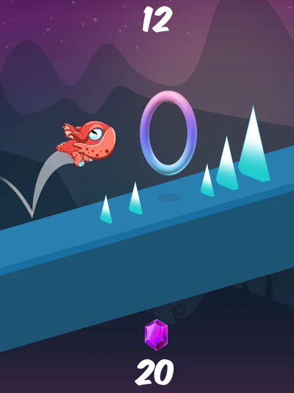 Tangkapan skrin Jump 3 Times: Dragon iPad 