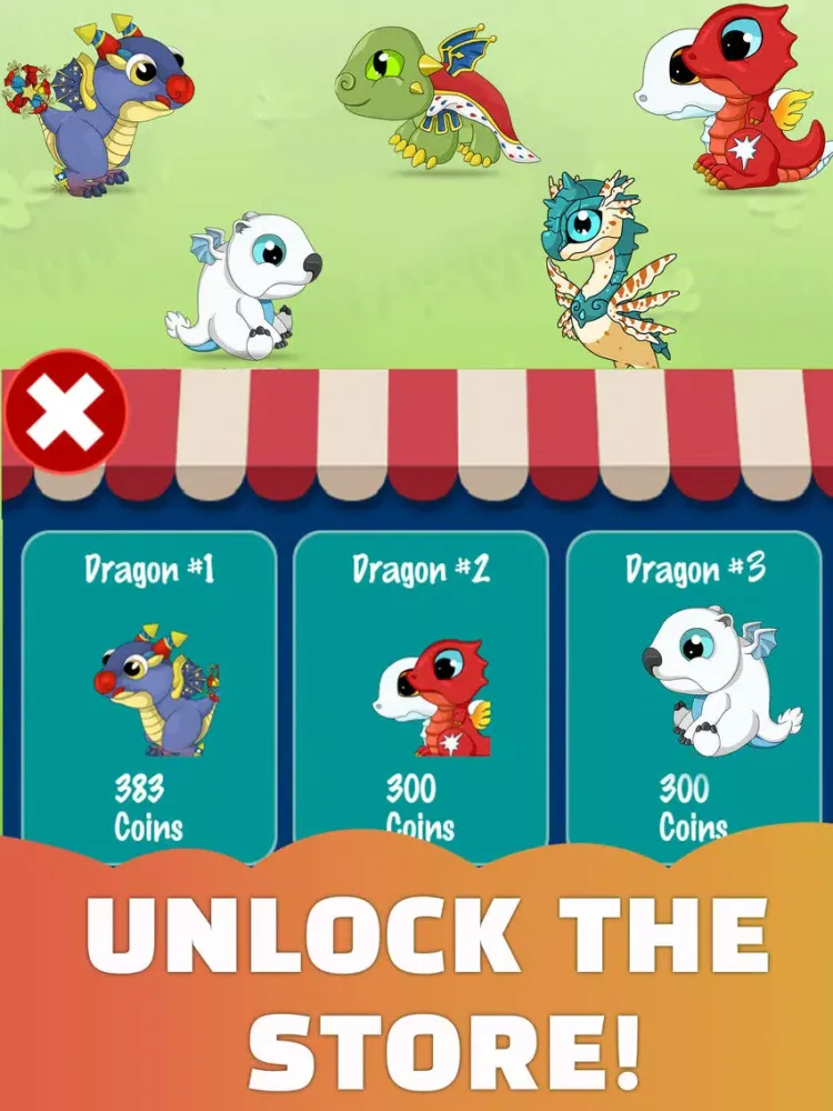 Screenshot di Dragon Evolution Clicker iPad 