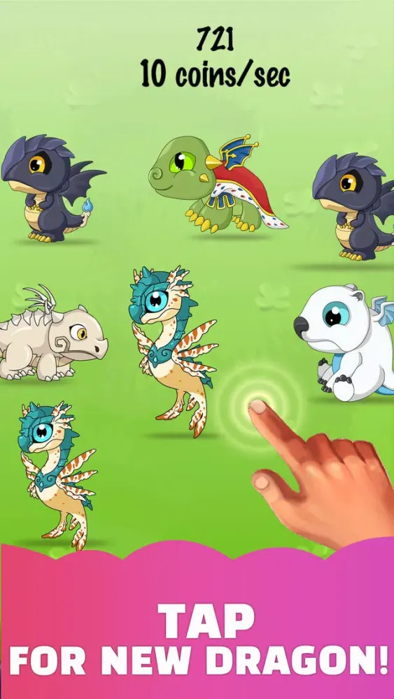 Screenshot di Dragon Evolution Clicker