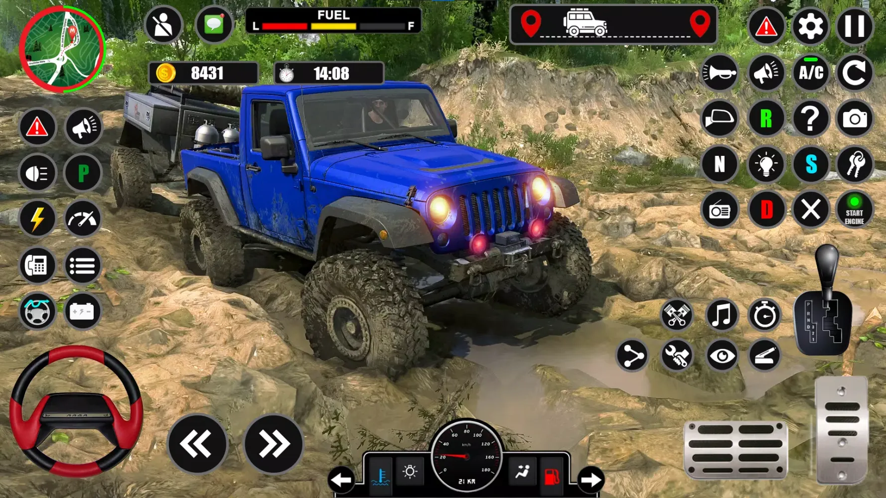 SUV OffRoad Jeep Driving Games Screenshots