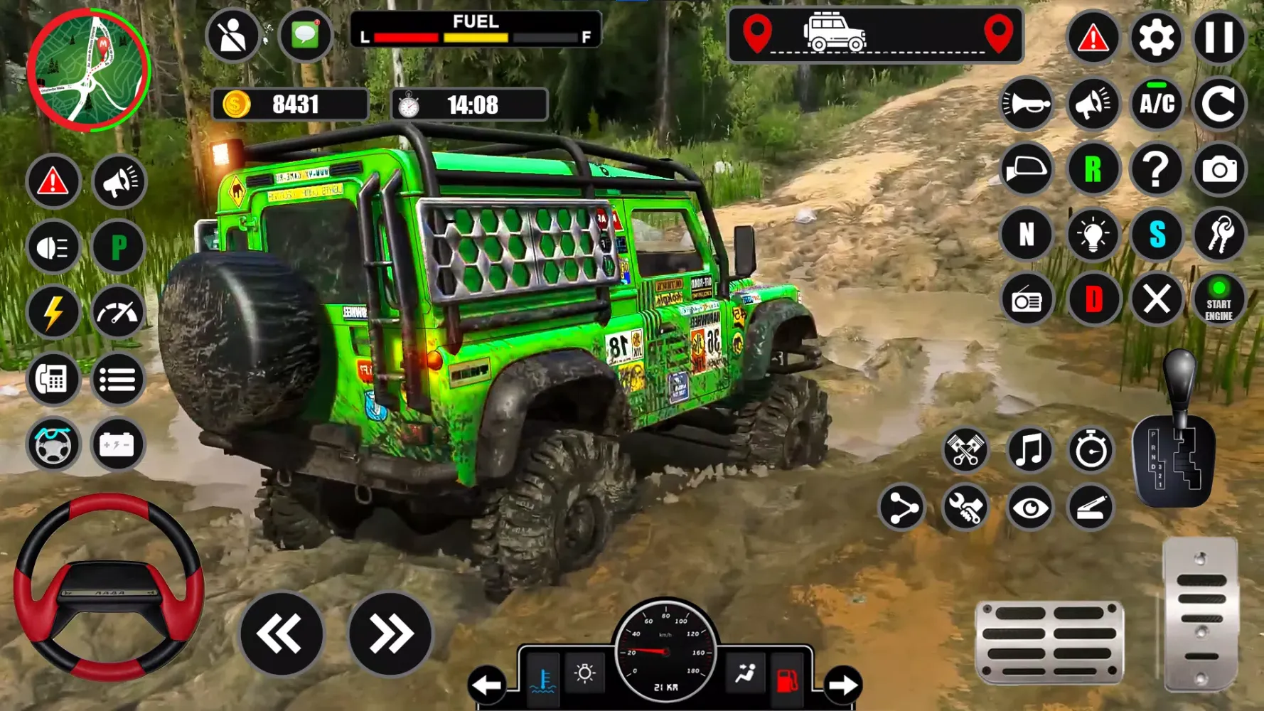 SUV OffRoad Jeep Driving Games Screenshots