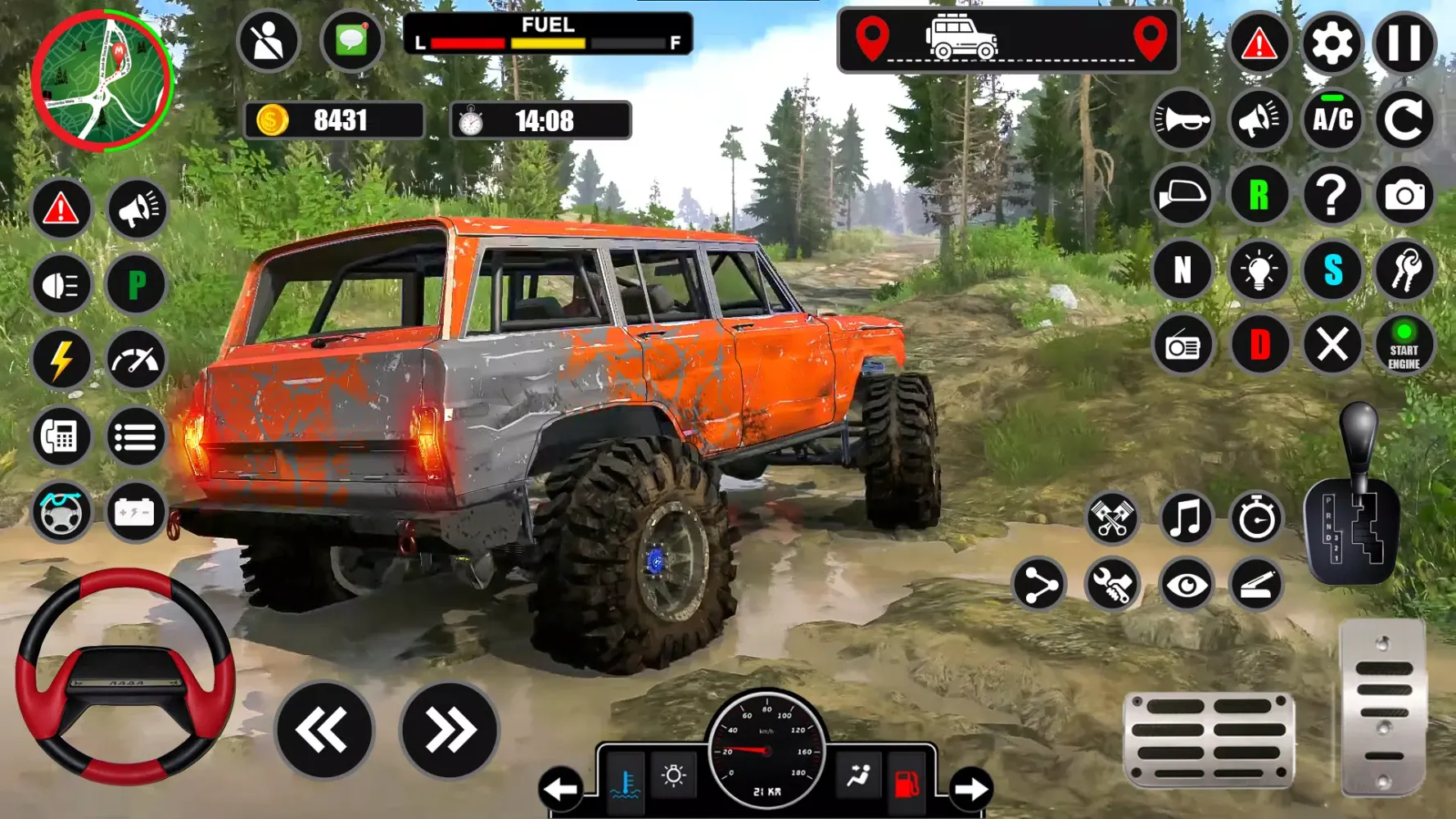 SUV OffRoad Jeep Driving Games Screenshots