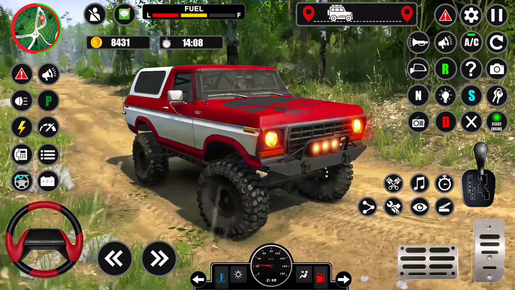 SUV OffRoad Jeep Driving Games Screenshots