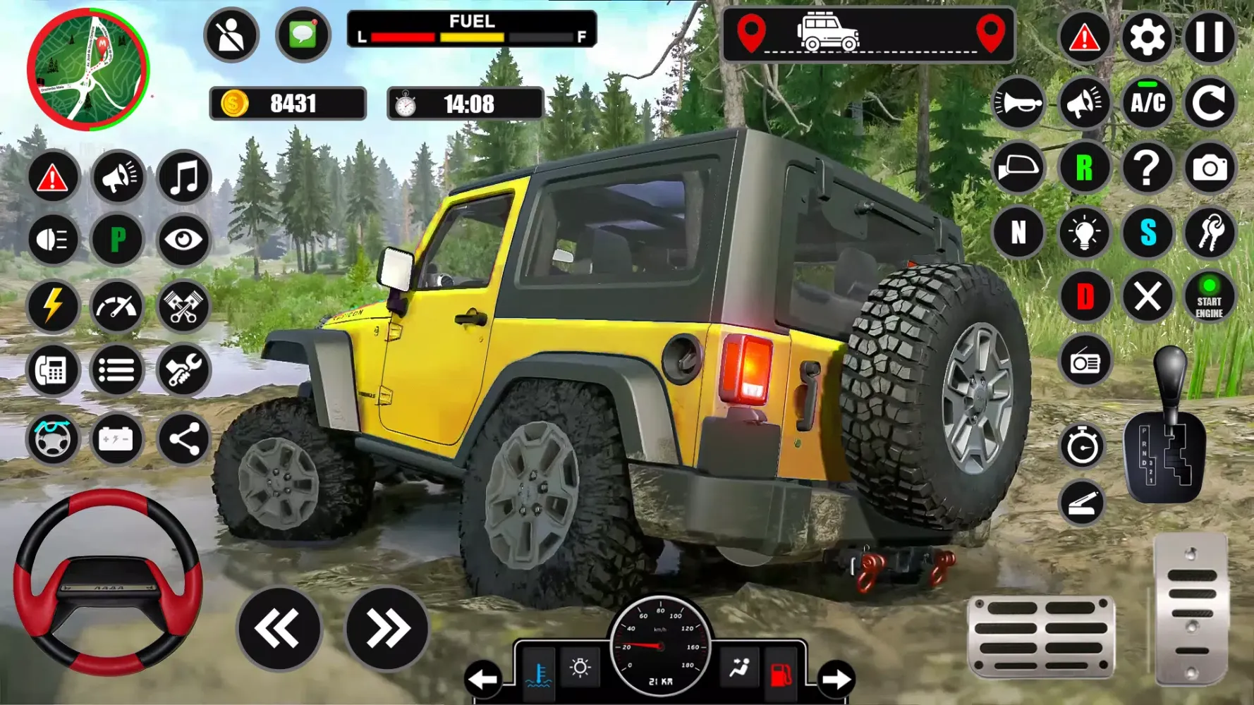 SUV OffRoad Jeep Driving Games Screenshots