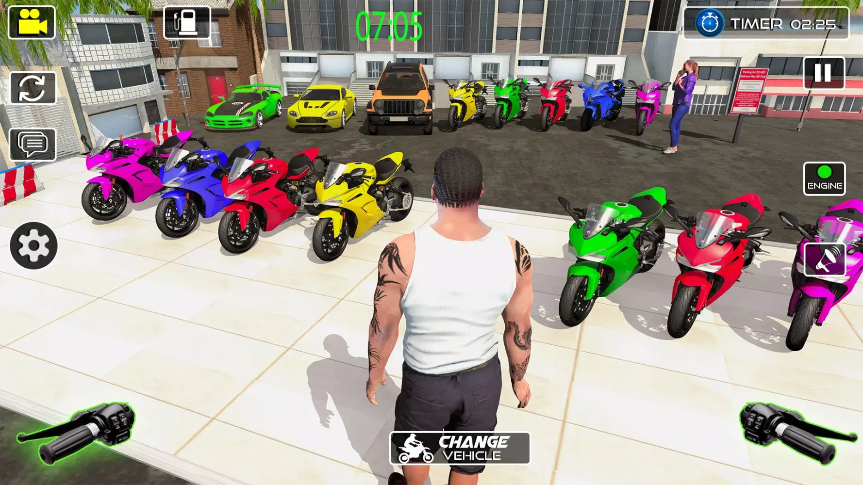 Zrzuty ekranu Xtreme Bike Racing Motor Tour