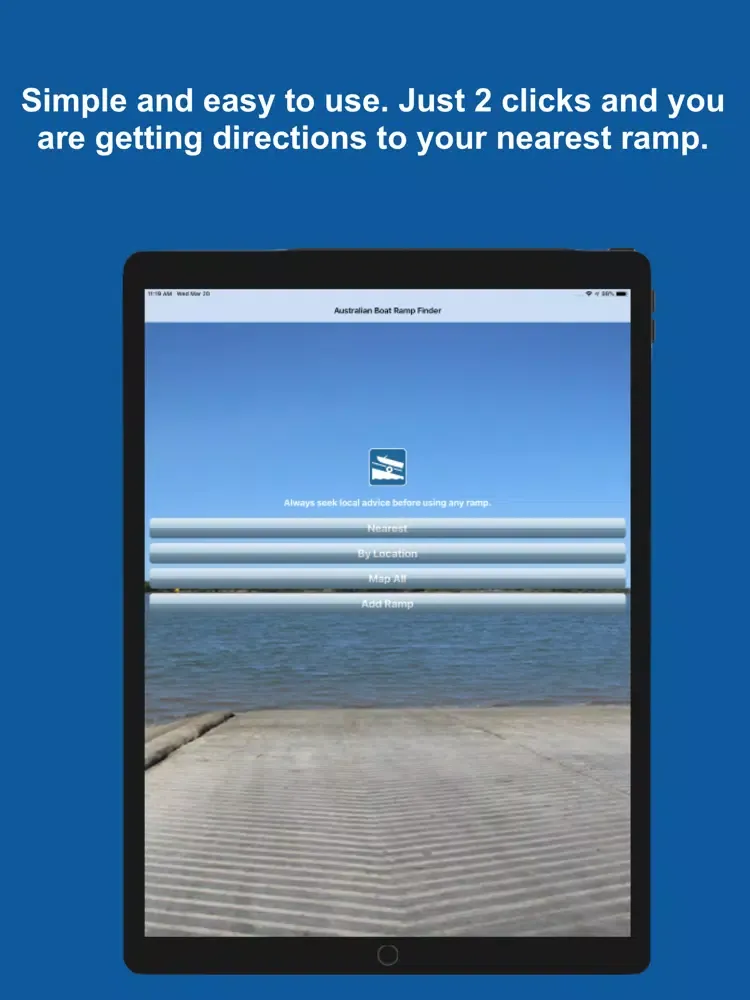 تصاویر Boat Ramp Finder AUS iPad 