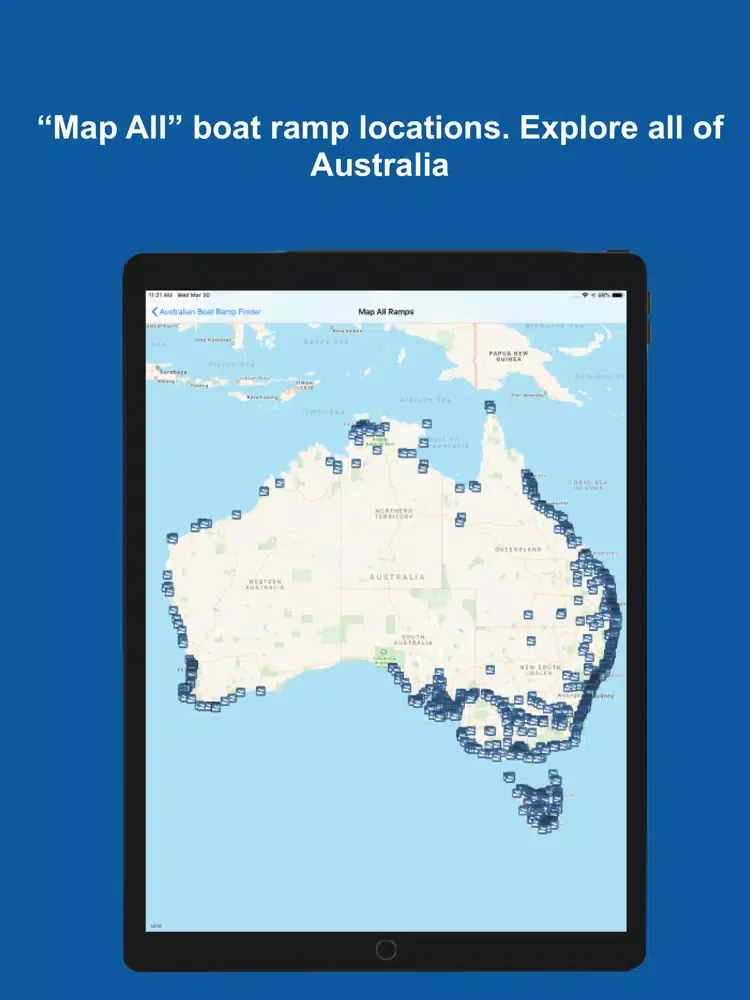 تصاویر Boat Ramp Finder AUS iPad 