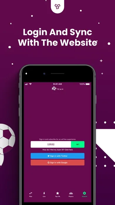 FPL Team Screenshots