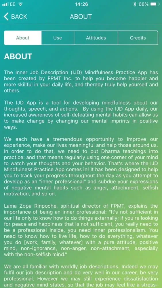 IJD Mindfulness Practice App应用截图