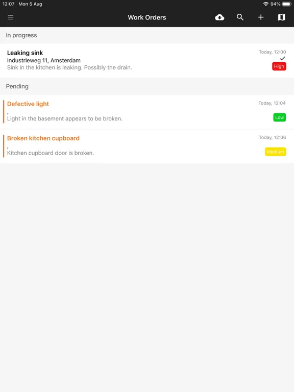 4PS Field Service iPad  स्क्रीनशॉट
