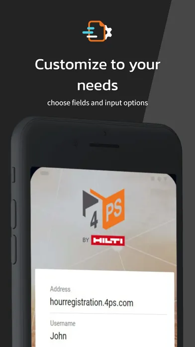 Capturas de pantalla de 4PS Hours App