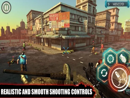 Zombie Survival Dead Shooting iPad  Screenshots
