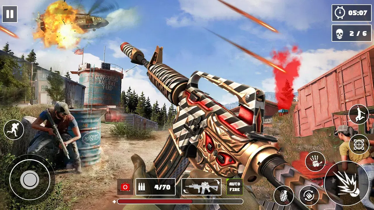 Capturas de tela do Survival Squad Fire battle PVP