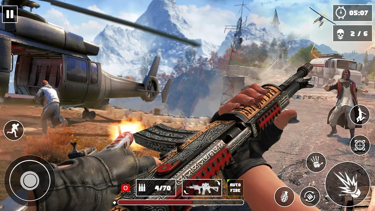 Capturas de tela do Survival Squad Fire battle PVP