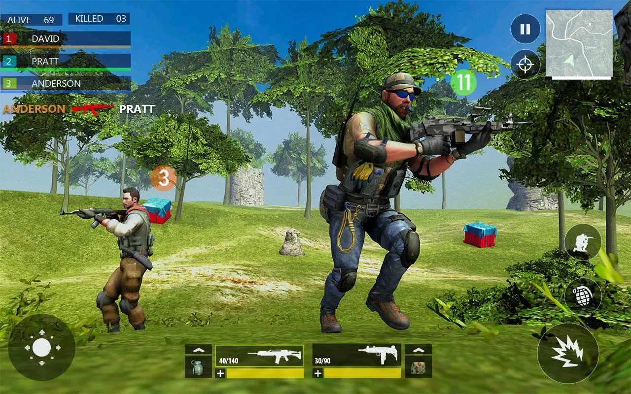 Captures d'écran de Fps War: Free Survival Battleground
