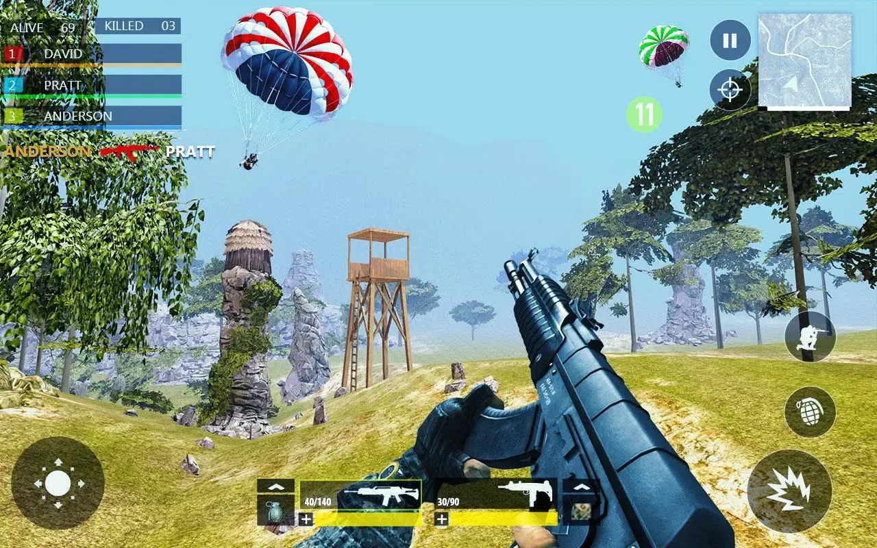 Captures d'écran de Fps War: Free Survival Battleground