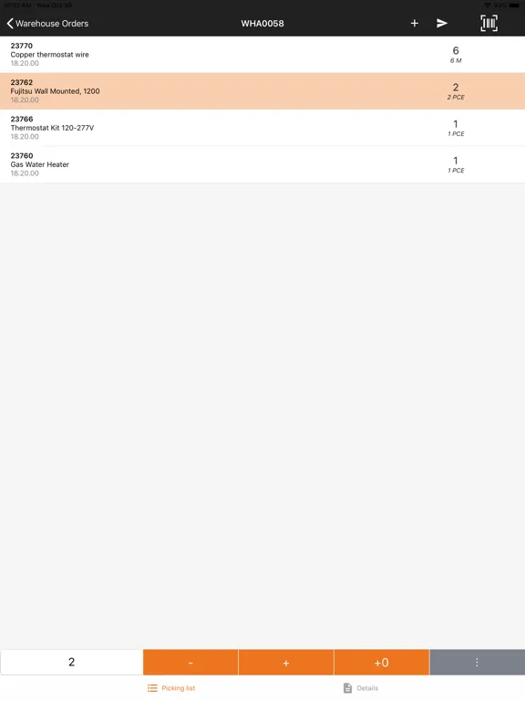 Tangkapan layar 4PS Magazijn iPad 