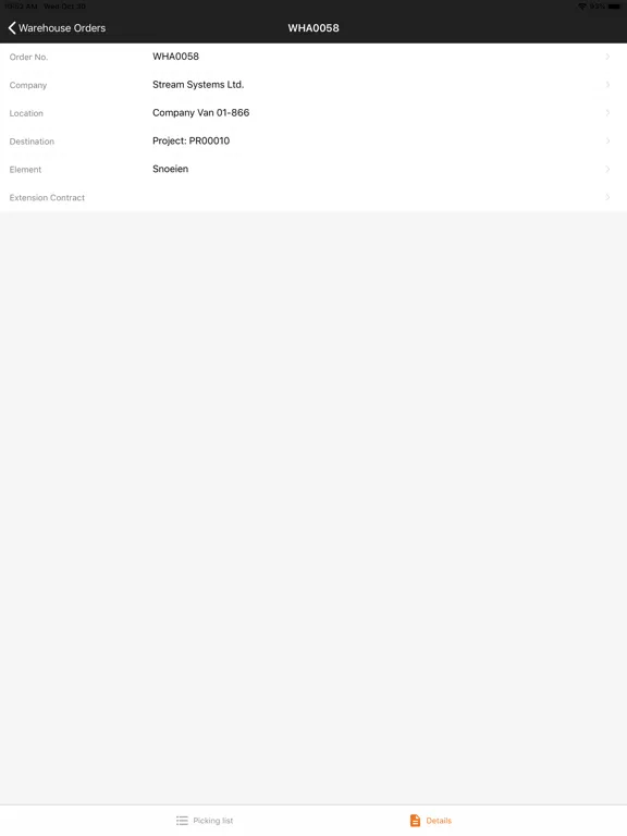Tangkapan layar 4PS Magazijn iPad 